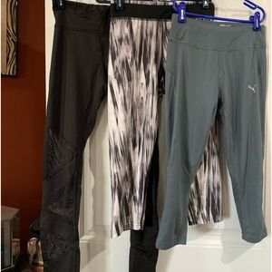 3 pairs of Puma Leggings